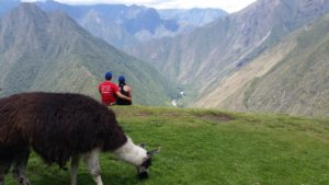 View from one of the Inca sites along the trail.