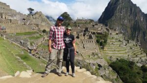 Machu Picchu at the completion of our hike.