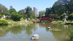 Japanese garden in Buenos Aires.