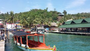 The main pier at Koh Rong.