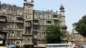 Mumbai's buildings have beautiful architecture but most are left in a decrepit state. 