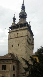 The Clocktower in Sighisoara.