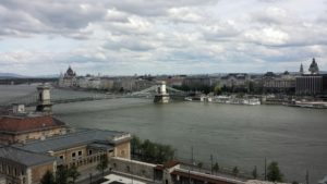 A look across the river from the Buda Castle.