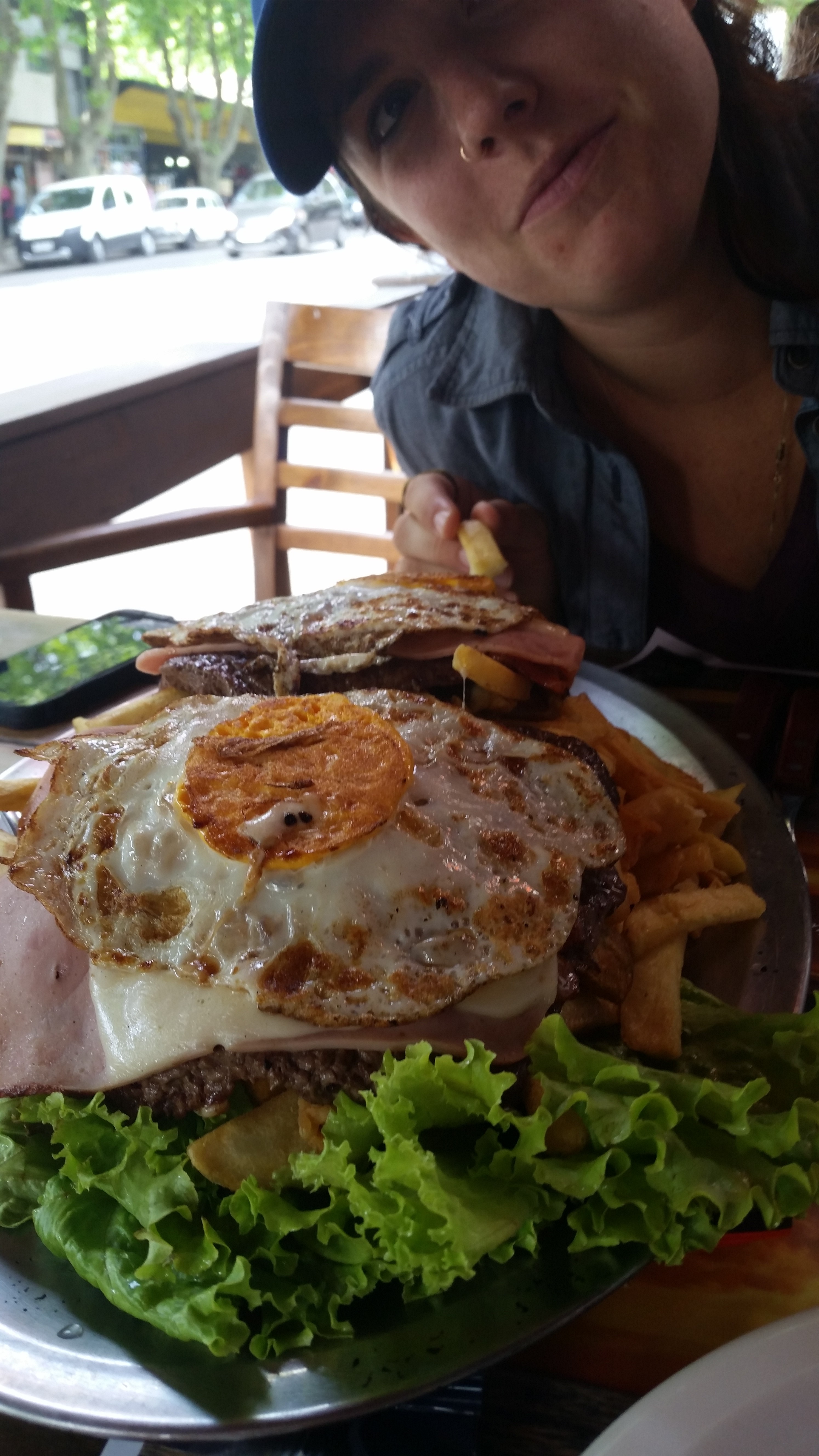 Getting meat sweats from our Chivito.