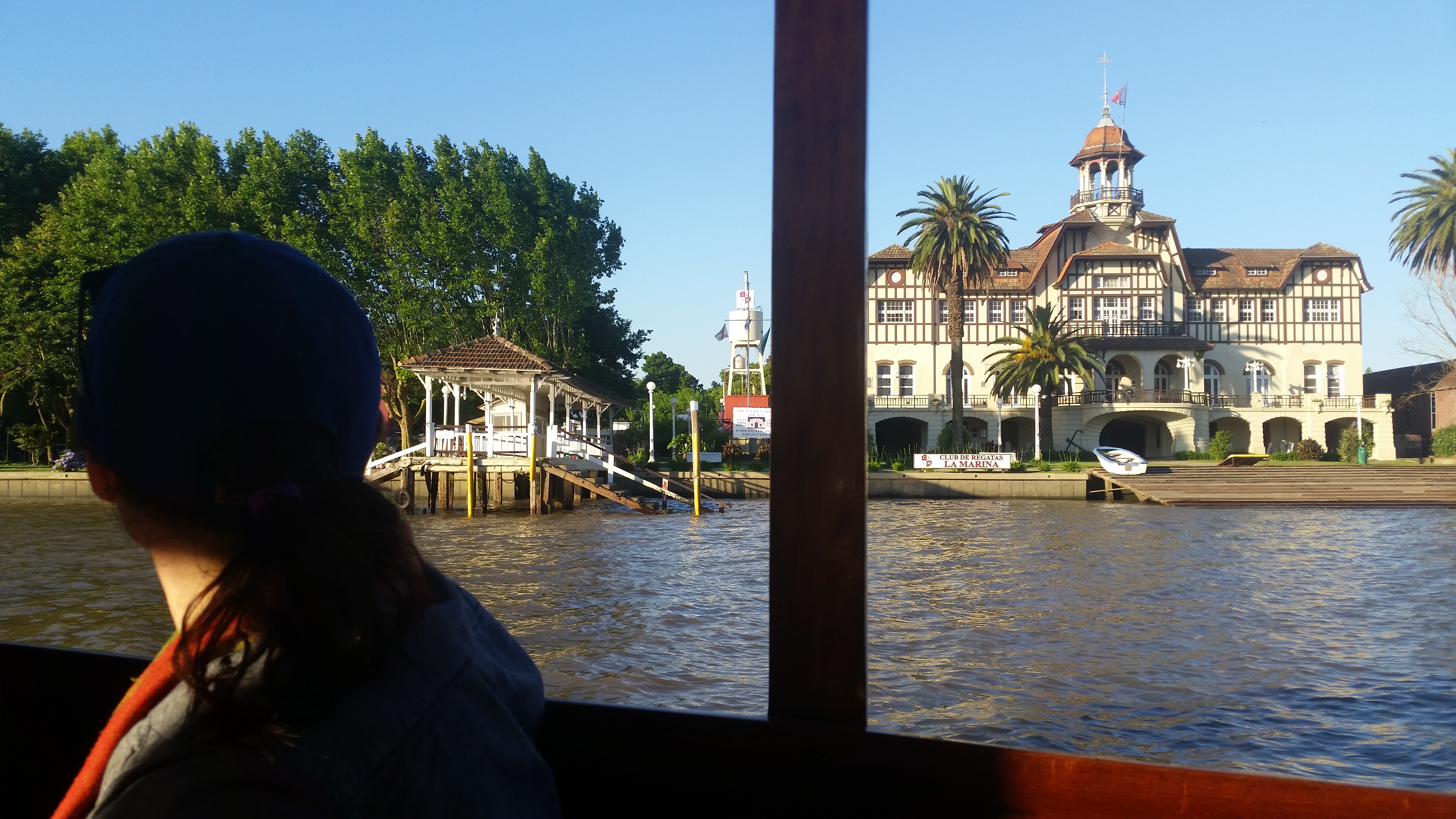 Spectacular views during our boat taxi to our hotel in the Tigre delta.